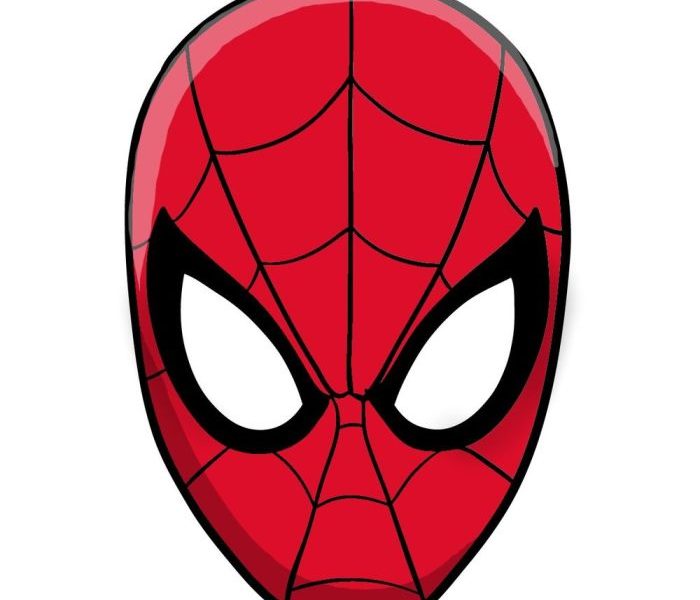 Easy drawing of spider-man