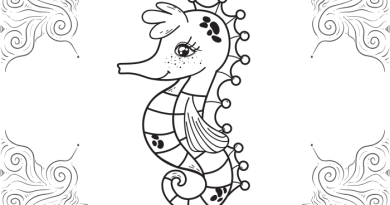 Printable sea animal coloring pages