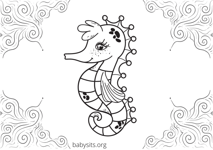 Printable sea animal coloring pages