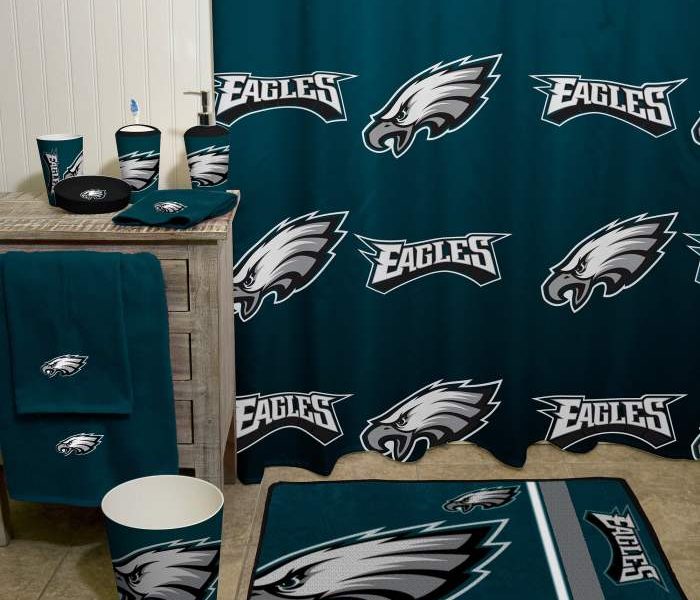 Philadelphia eagles bathroom decor