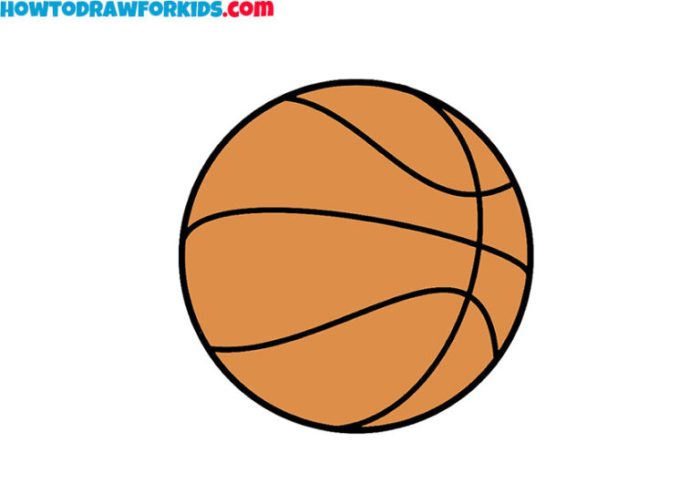 Basketball getting spun on finge easy drawing