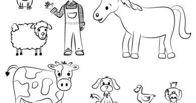 Coloring farm animals online