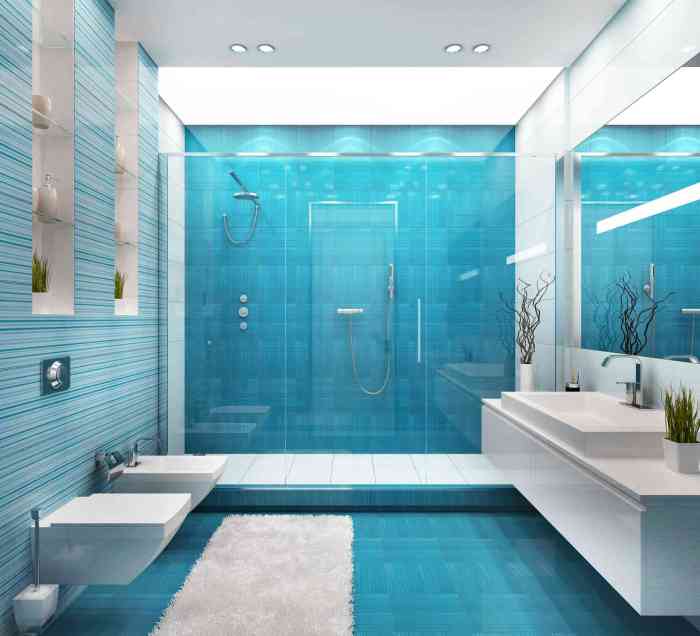 Blue bathroom decor ideas