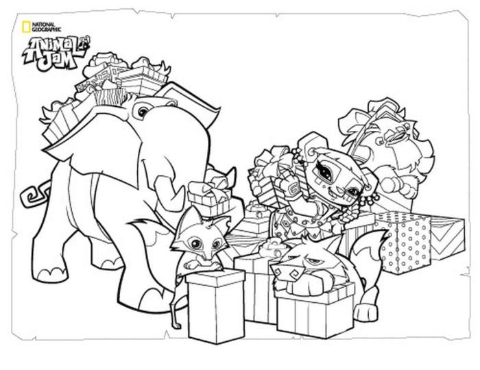 Animal jam coloring pages fox