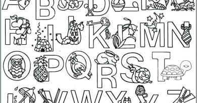 Animal alphabet coloring sheets