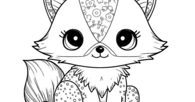 Coloring pages for baby animals