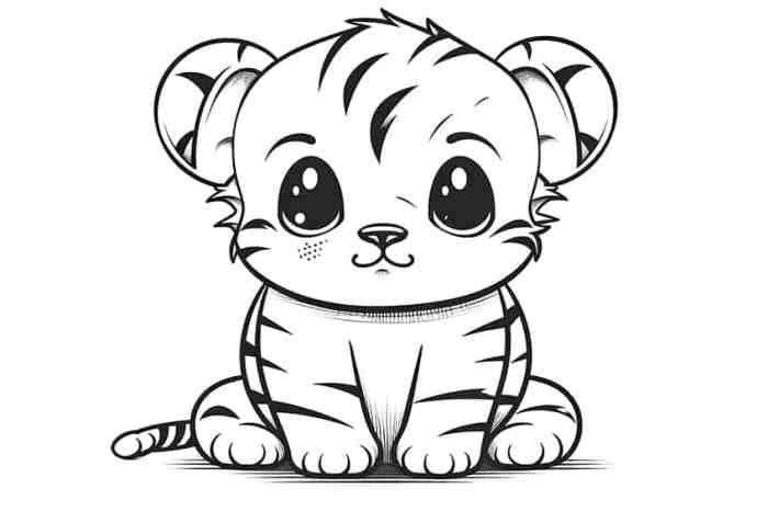 Cute coloring pages of cute animals printable