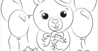 Cute animals like panda coloring pages