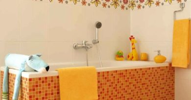 Childrens bathroom wall decor