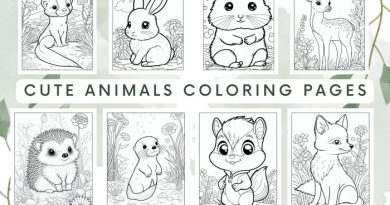 Cute animal coloring pages online