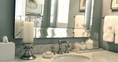 Bathroom counter decor ideas