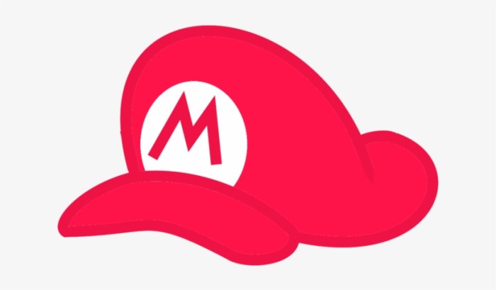 Easy mario drawing of mario cap