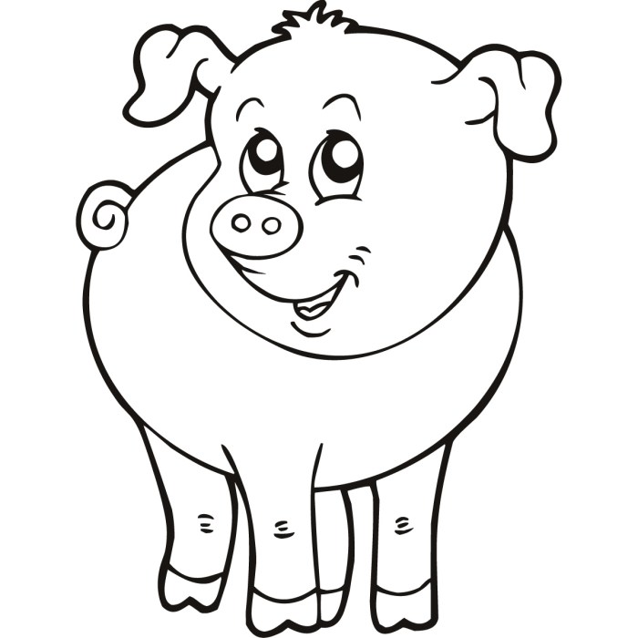 Farm animal free coloring pages