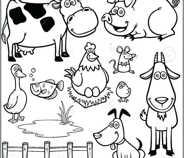 Farm animal coloring book pdf