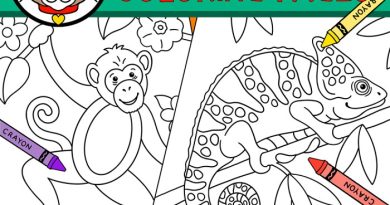 Amazon animals coloring pages