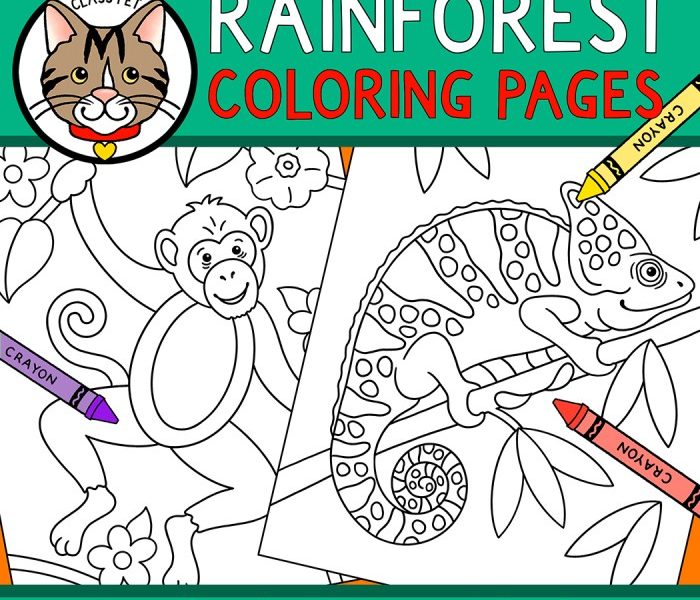 Amazon animals coloring pages