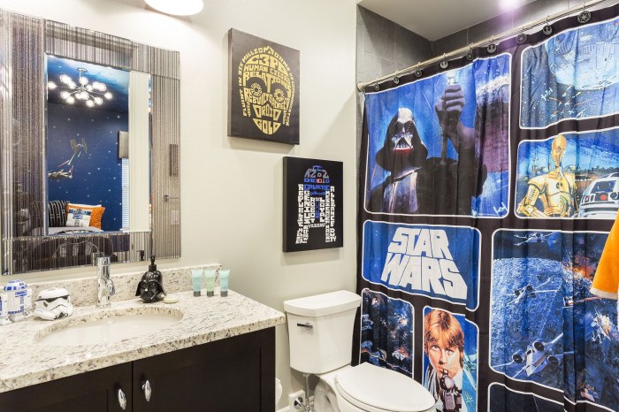 Star wars bathroom decor