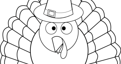 Coloring pictures of turkey animal